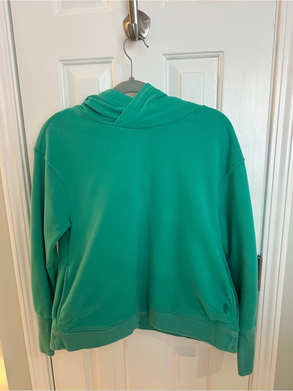Free People Teal Hoodie Pullover